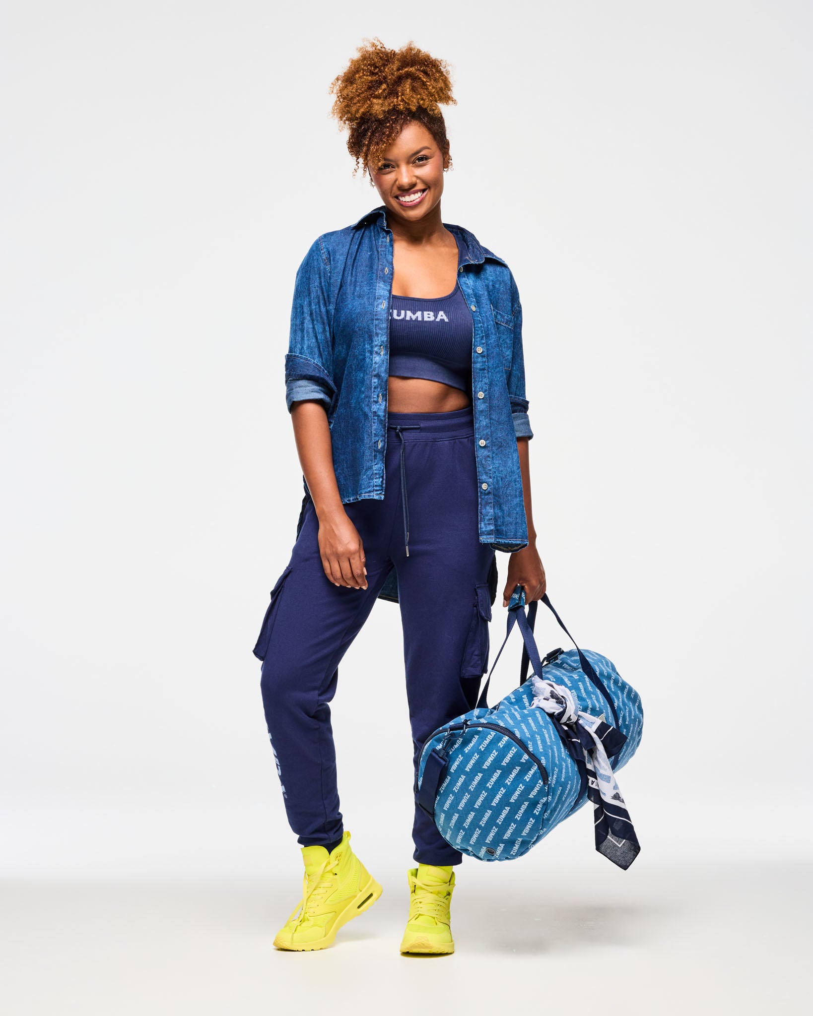 Blue Jean Men's Knit Denim Cargo Pants – Zumba Wear | STRONG iD