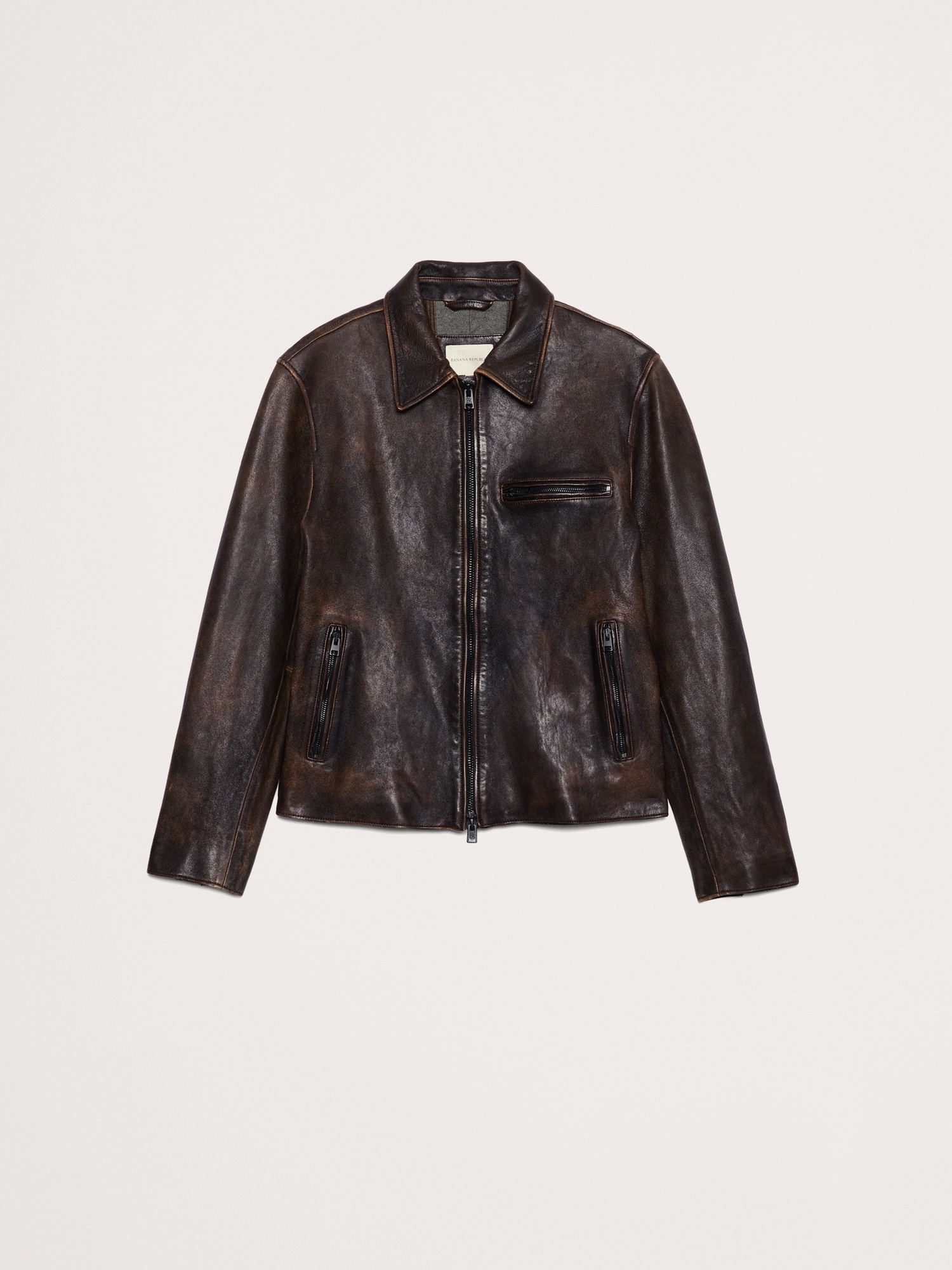BANANA REPUBLIC公式オンラインストア | レザー レーシングジャケット
