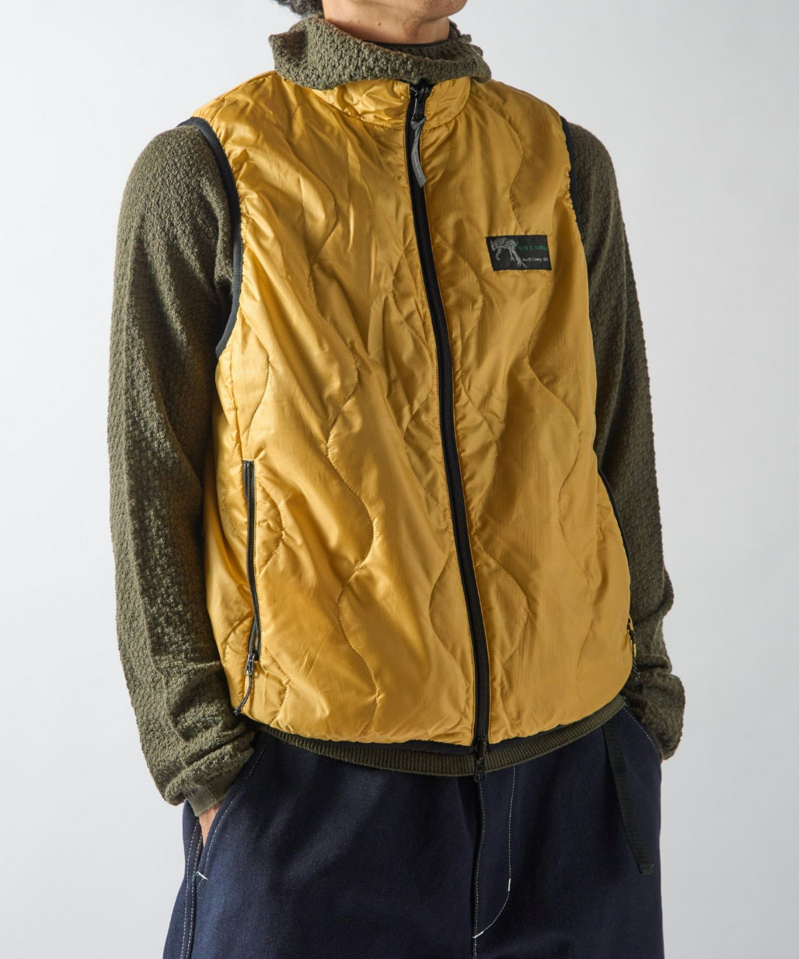 BRING×WILD THINGS 光電子中綿リバーシブルベスト│REVERSIBLE VEST