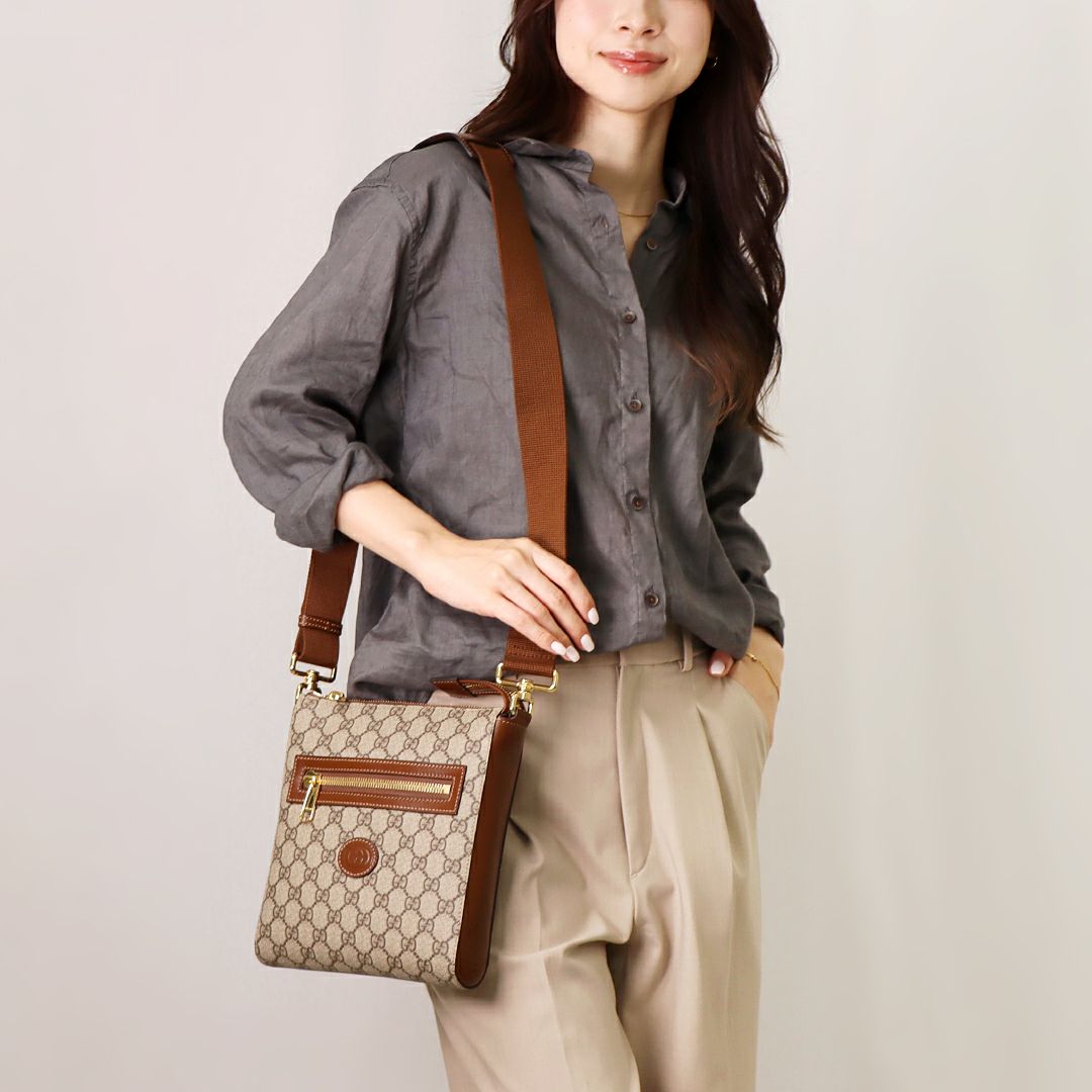 グッチ GUCCI ショルダーバッグ インターロッキングG 681021 92THG