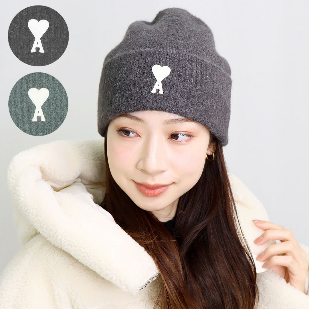 アミパリス AMI PARIS KNIT HAT帽子 ニットキャップ ビーニー ニット帽