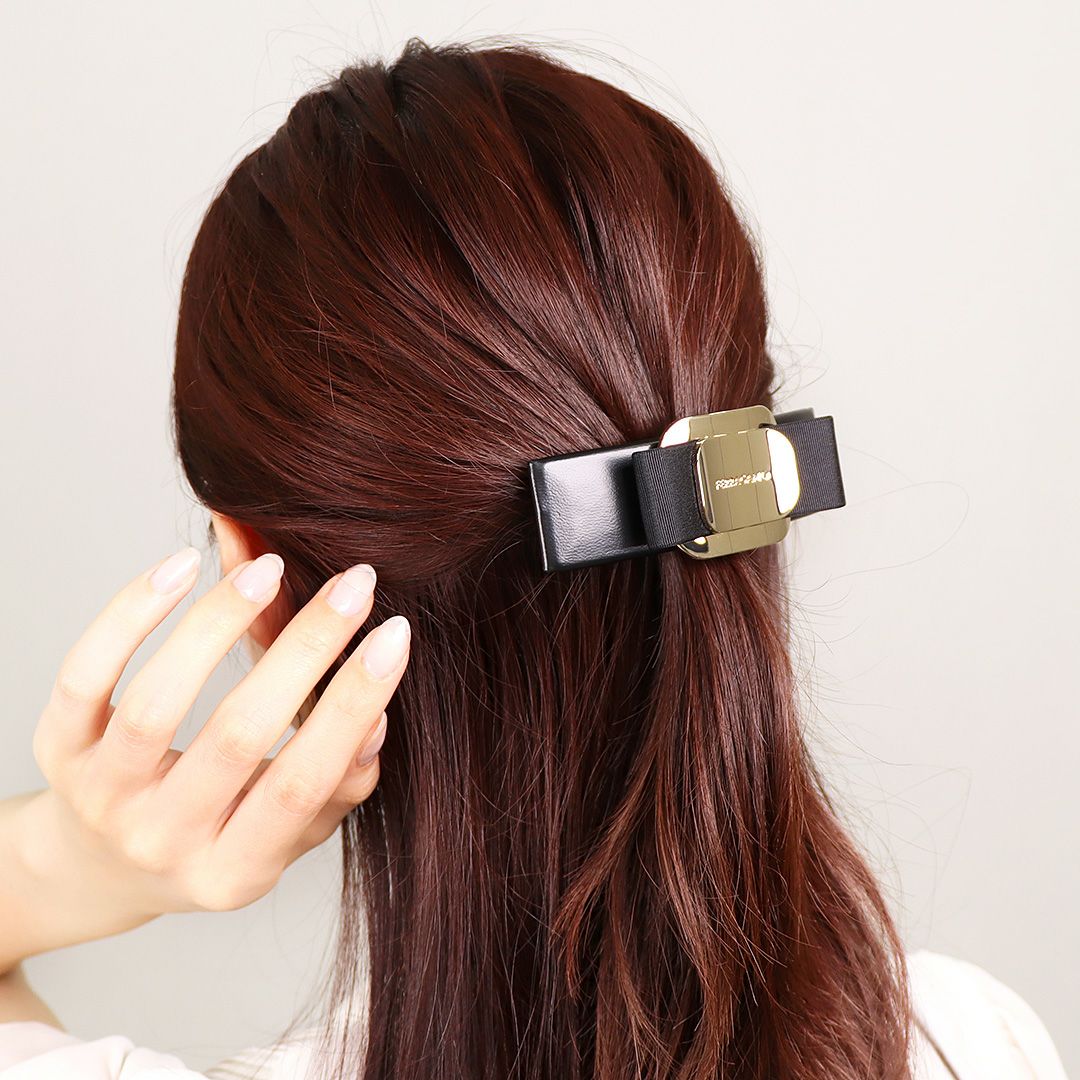 フェラガモ FERRAGAMO バレッタ ヘアアクセサリー VARA ヴァラ 342019