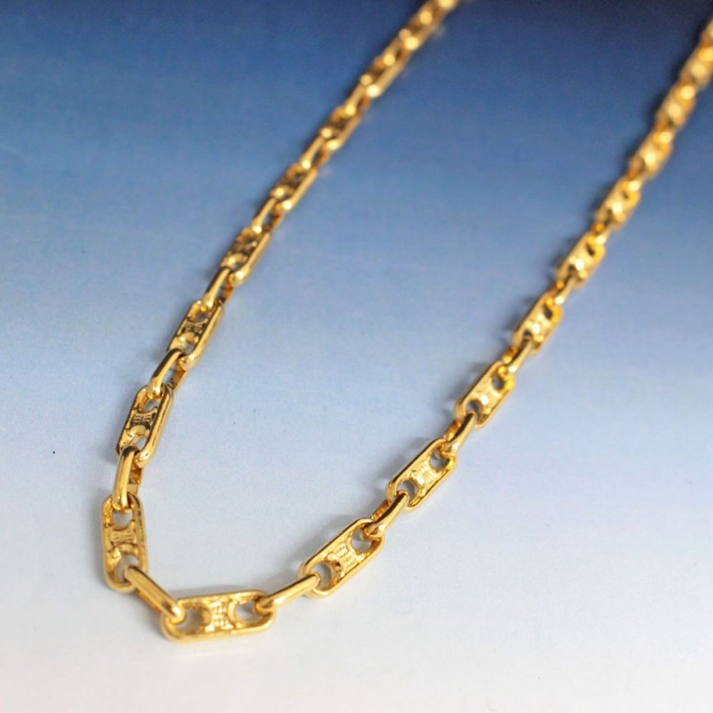 セリーヌ/ネックレス/チェーン/マカダム柄/ゴールドの高価買取