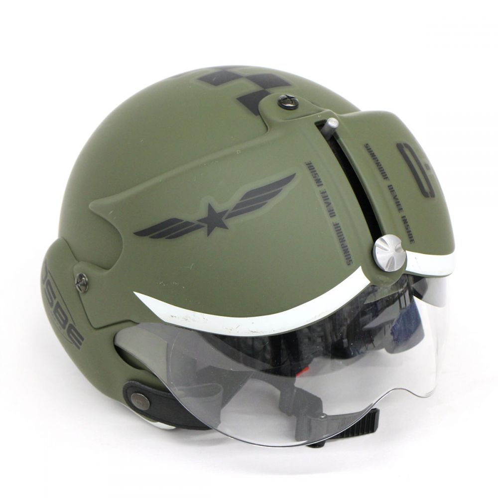 OSBE オズベ ジェット パイロット ヘルメット XXLサイズの高価買取