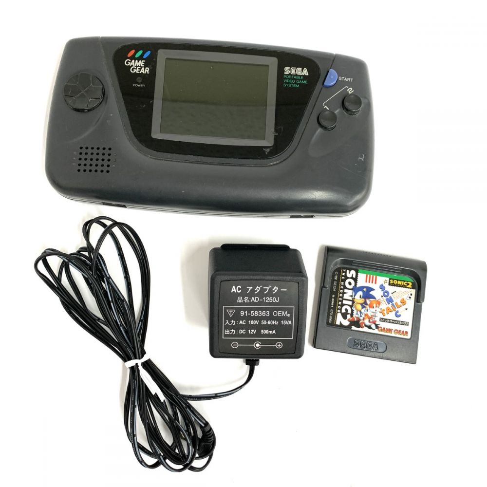 ジャンク品 SEGA GAME GEAR 本体のみ セガ ゲームギア 黒 ゲーム機
