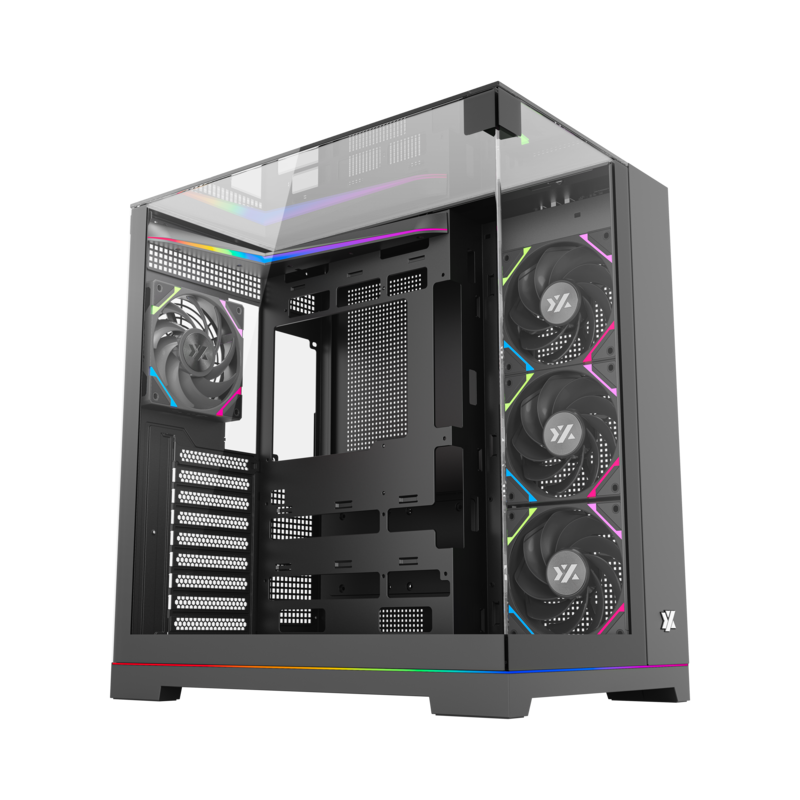 XYZ TESSERACT Black ARGB - XYZ PC Gear