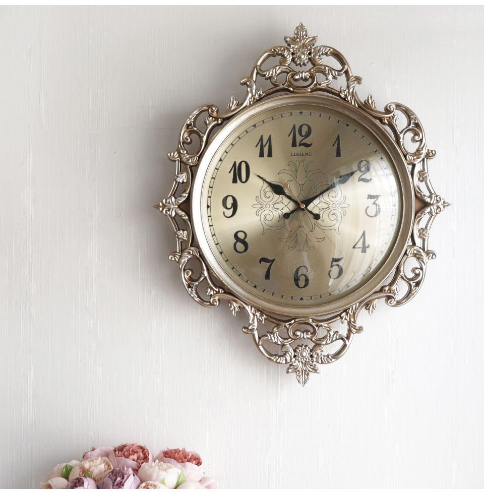 アンティークロココ 振り子付きウォールクロック(壁掛け時計) モナコ