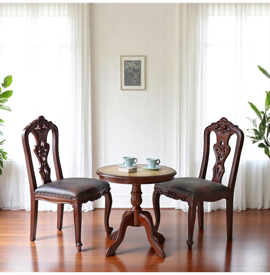 ヨーロピアンクラシック ラウンドサイドテーブル(コーヒーテーブル