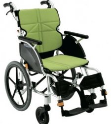 介助用車椅子NEXT－21B HB 背折れ式・介助ブレーキ付き・背