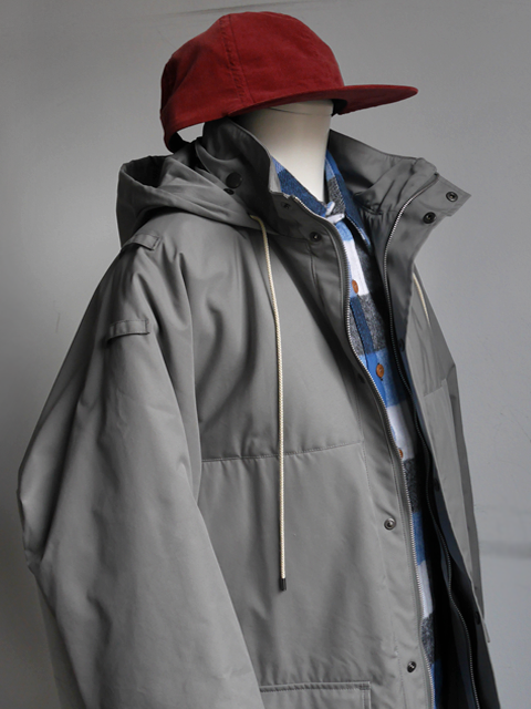 AURALEE Finx Nylon OX Batting Hooded Coat | 大阪心斎橋のメンズ洋服