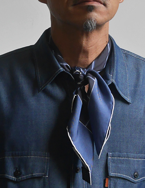 HEUGN Silk Scarf | 大阪心斎橋のメンズ洋服のセレクトショップ山口