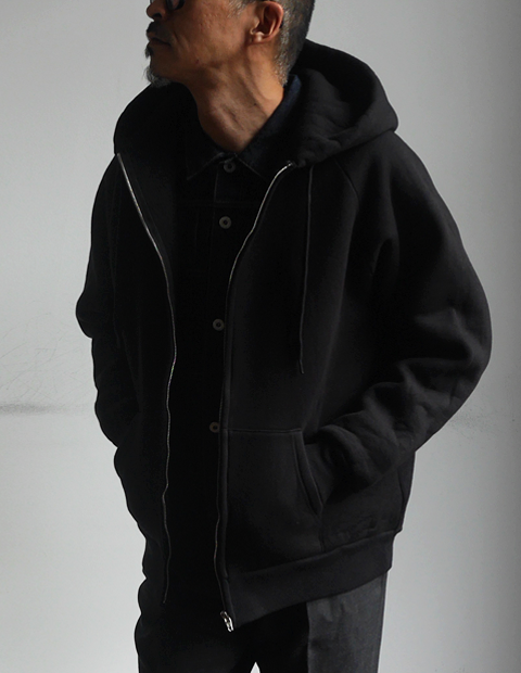 COMOLI コットンウール裏毛ジップパーカ | 大阪心斎橋のメンズ洋服の