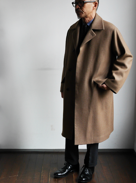 AURALEE Wool Silk Melton Soutien Collar Coat | 大阪心斎橋のメンズ