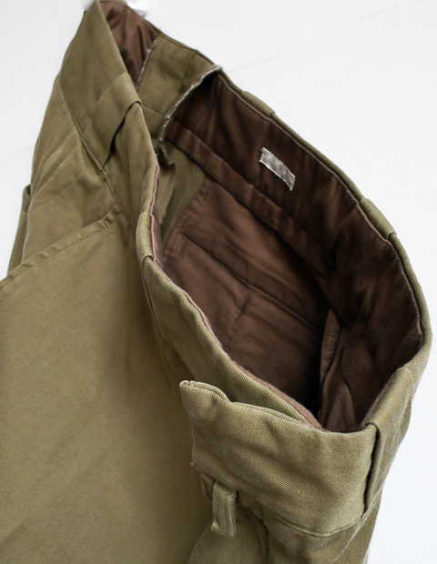 COMOLI コットンギャバ ウォッシュドパンツ | 大阪心斎橋のメンズ洋服