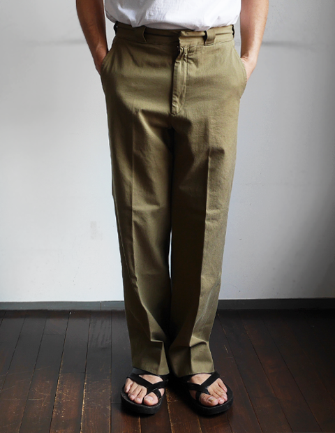 COMOLI コットンギャバ ウォッシュドパンツ | 大阪心斎橋のメンズ洋服