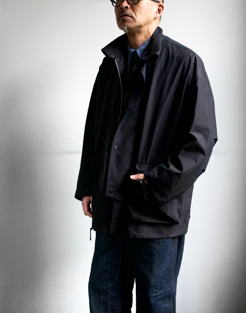 AURALEE Washed Finx Ripstop Chambray Big Field Blouson | 大阪