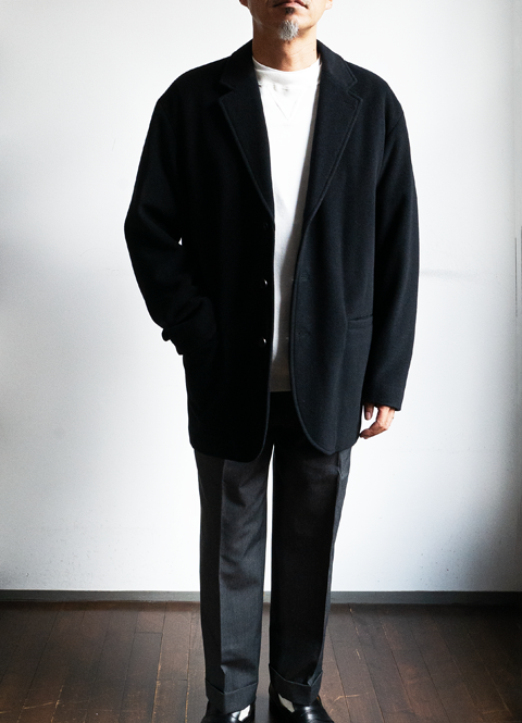 AURALEE Cashmere Wool Mosser Over Jacket | 大阪心斎橋のメンズ洋服