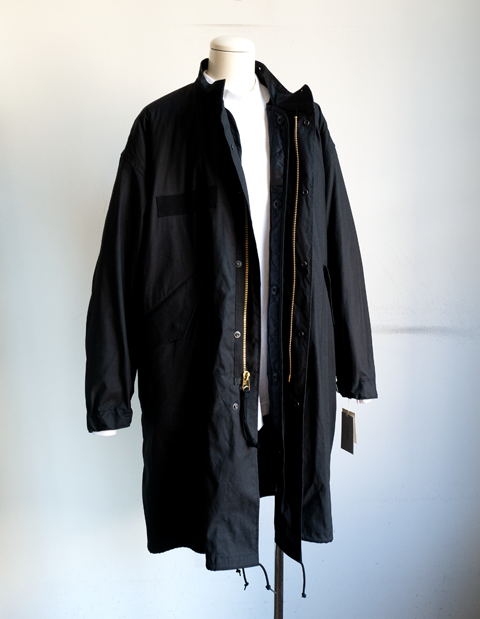 CIOTA スビンコットンナイロンオックスM65フィッシュテールパーカ