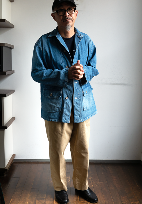 CIOTA インディゴスビンコットン デニムカバーオール | 大阪心斎橋の