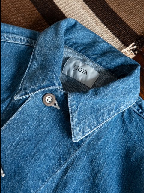 CIOTA インディゴスビンコットン デニムカバーオール | 大阪心斎橋の