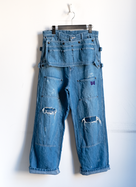 Needles Apron Pant - 10oz C/L Denim /Distressed | 大阪心斎橋の