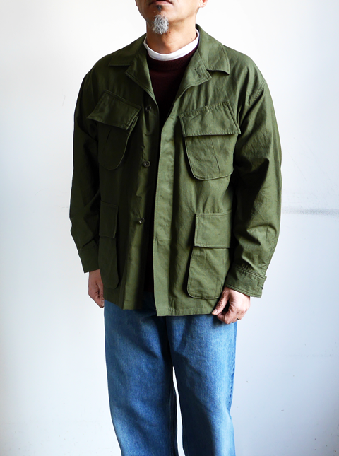 blurhms ROOTSTOCK Cotton Linen Combat Tropical Jacket | 大阪心斎橋