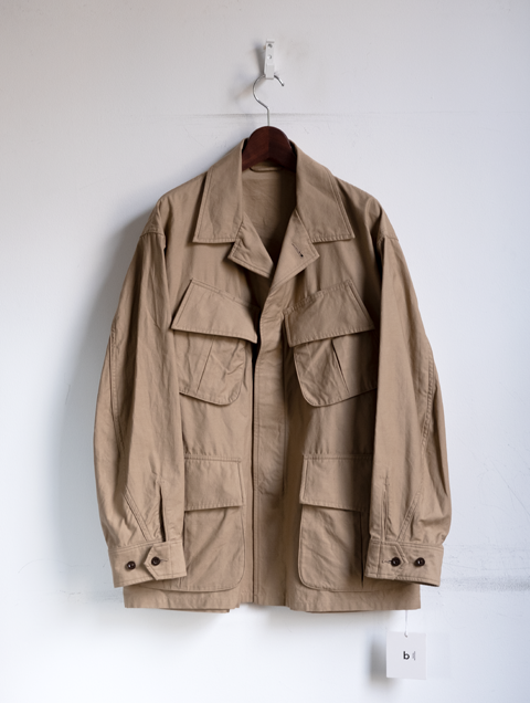 blurhms ROOTSTOCK Cotton Linen Combat Tropical Jacket | 大阪心斎橋