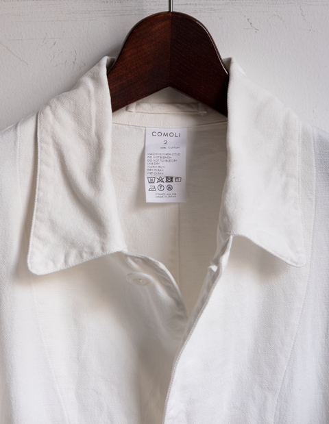 COMOLI ホワイト 1938ジャケット | 大阪心斎橋のメンズ洋服のセレクト