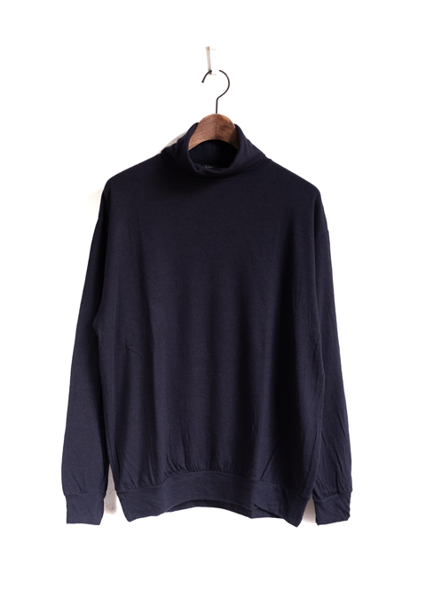 COMOLI ウール天竺 長袖タートルネック | 大阪心斎橋のメンズ洋服の
