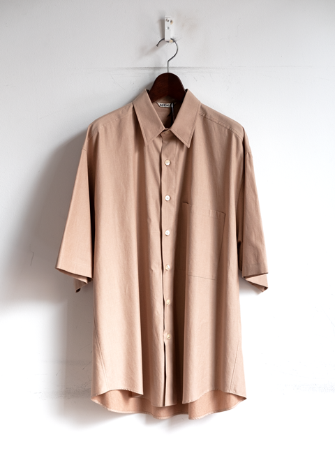 AURALEE Washed Finx Twill Big Half Sleeved Shirt | 大阪心斎橋の
