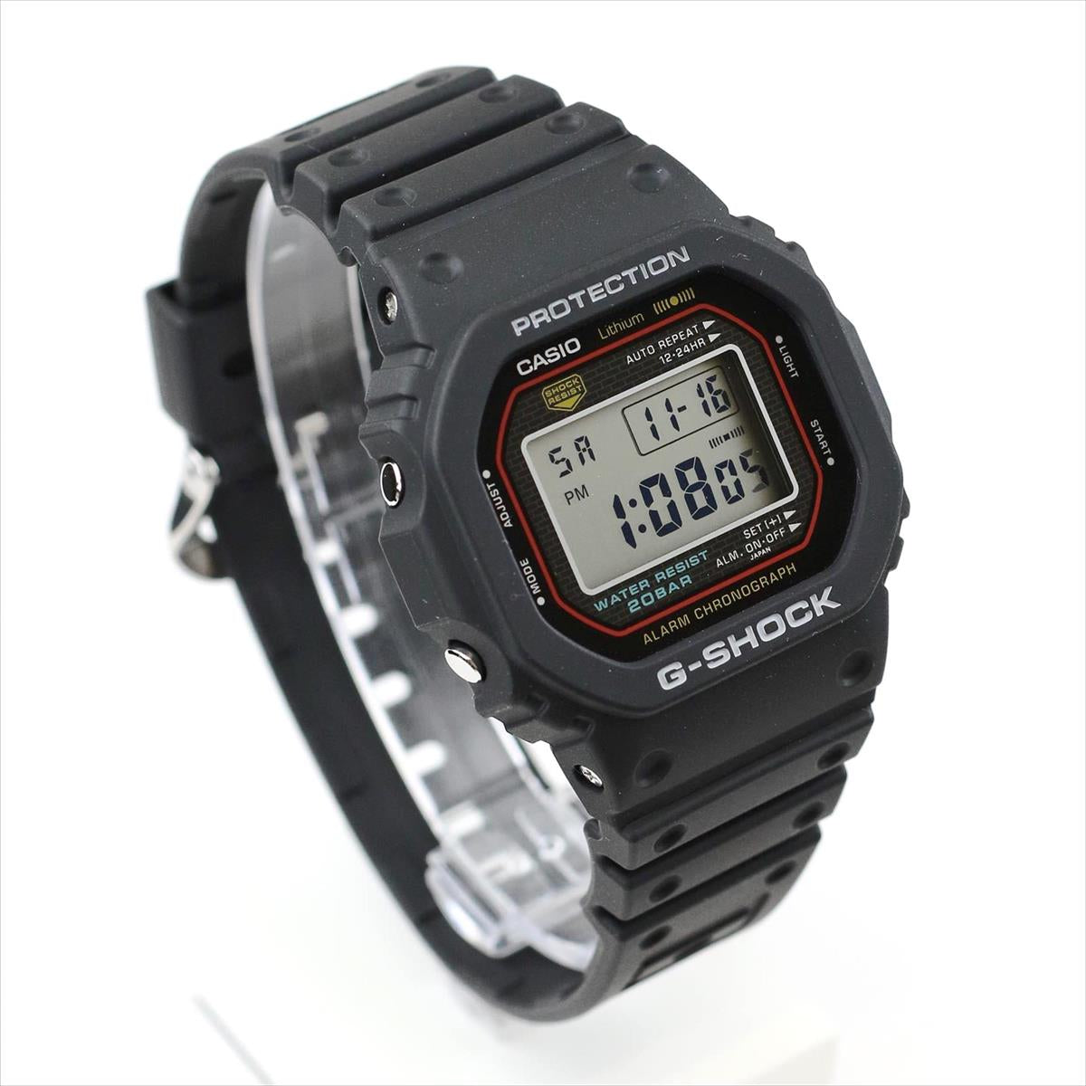 カシオ Gショック 初代G-SHOCK復刻モデル DW-5000R-1AJF 腕時計 CASIO