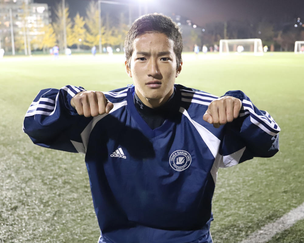 大阪学院大学 サッカー部 公式ピステジャージ 上下セット サイズL 大阪