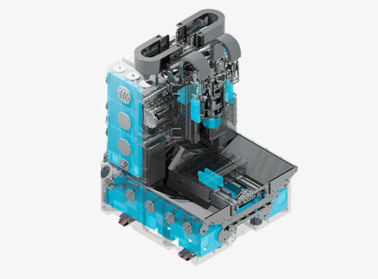 YMC 650+RT20 Vertical 5-Axis Micro Center | Yasda Precision America