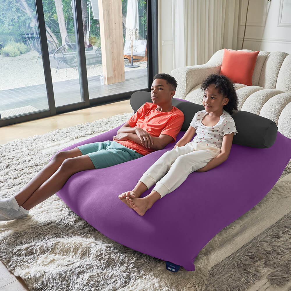 Yogibo max ヨギボーマックス ビーズ3kg補充済み ディープパープル