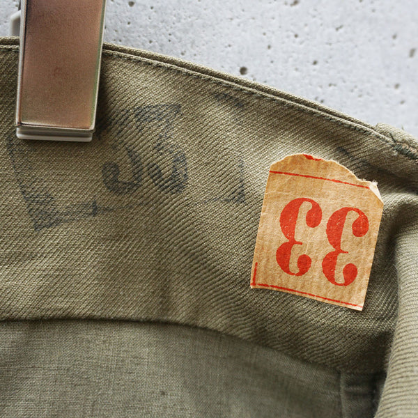 1950'sフランス軍M-47カーゴパンツ前期 サイズ33 《デッドストック