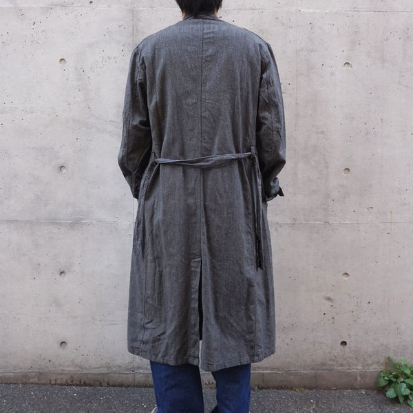 1950's ブラックシャンブレーアトリエコート デッドストック / 横浜の