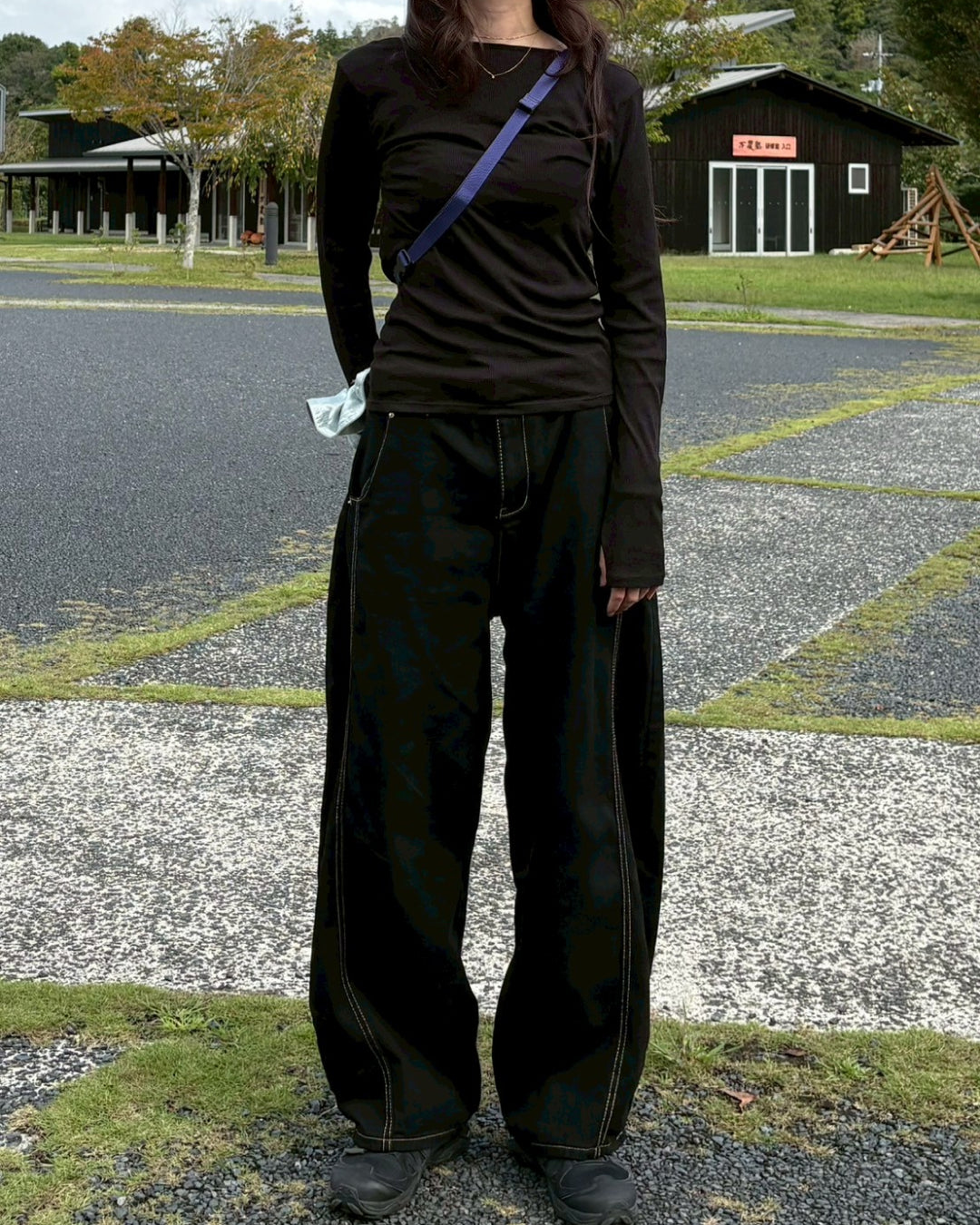 ステッチラインカーブデニムパンツ MU0265 – YOLO（ヨロ