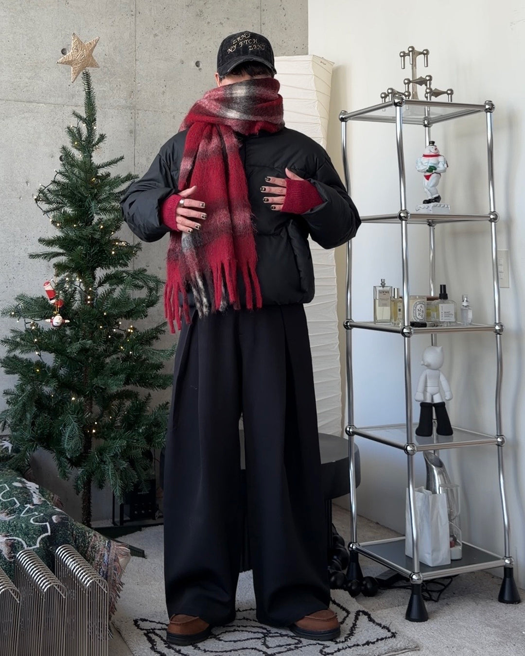 即納】シャギーチェックマフラー TO5067 – YOLO（ヨロ）｜ファッション通販