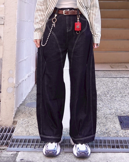 ステッチカーブデニムパンツ K1087 – YOLO（ヨロ）｜ファッション通販