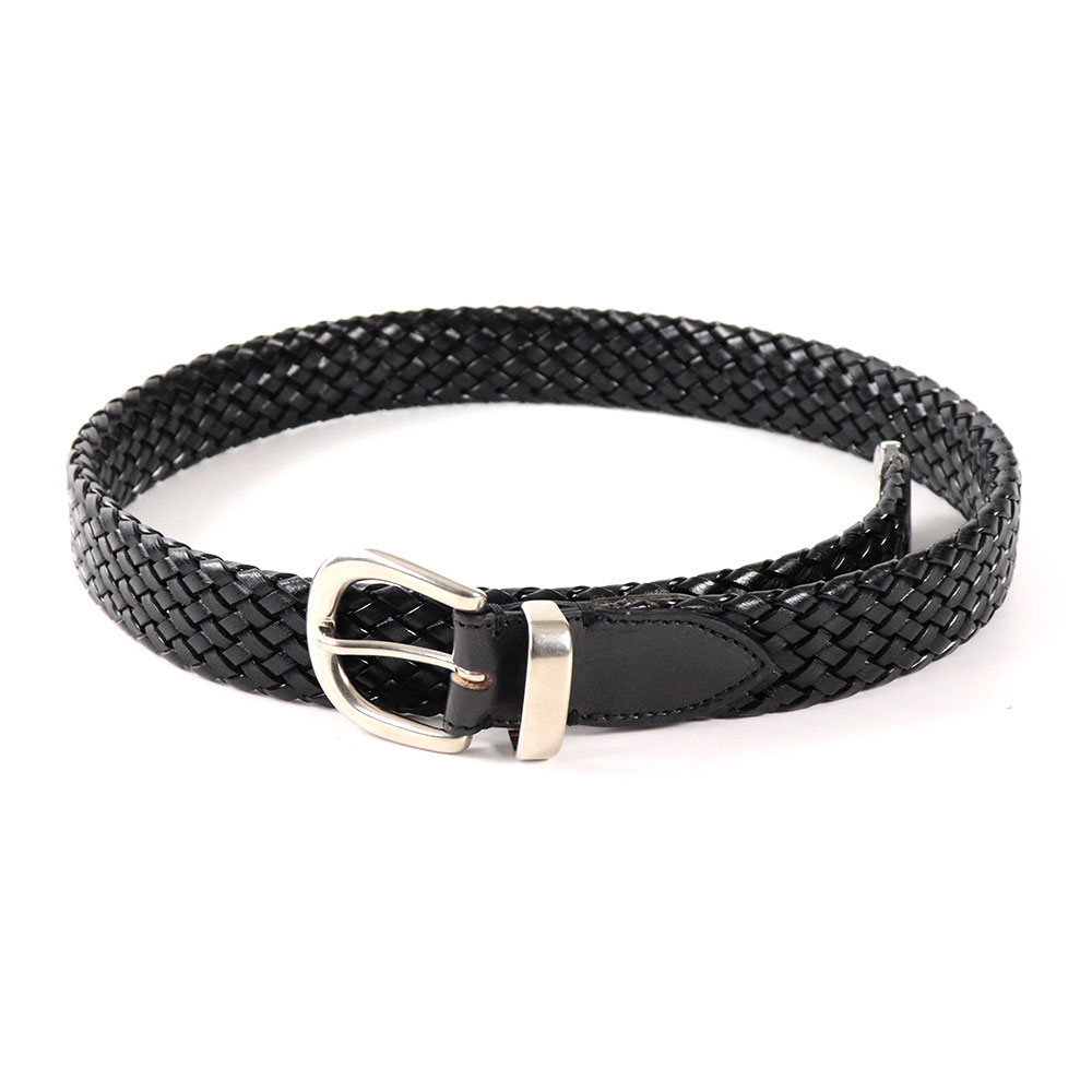 Traditional Standard イタリア製 レザーメッシュベルト Traditional