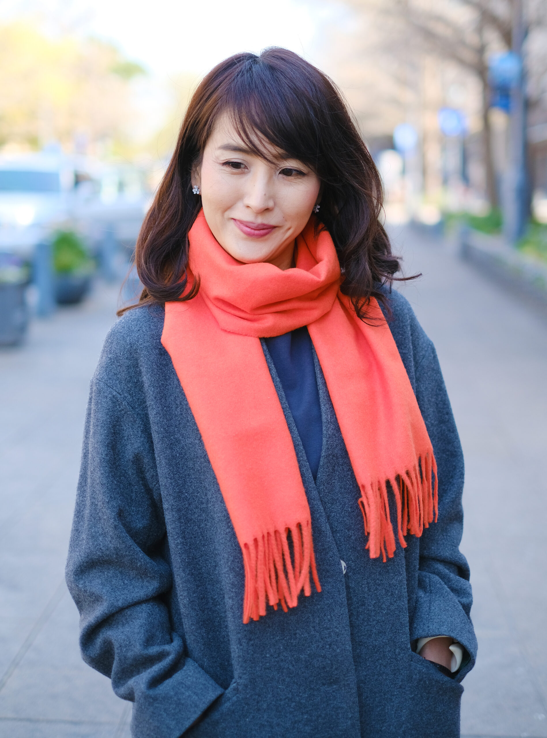 イタリア製ラムウール無地マフラーL 20760 | 株式会社 佳雅