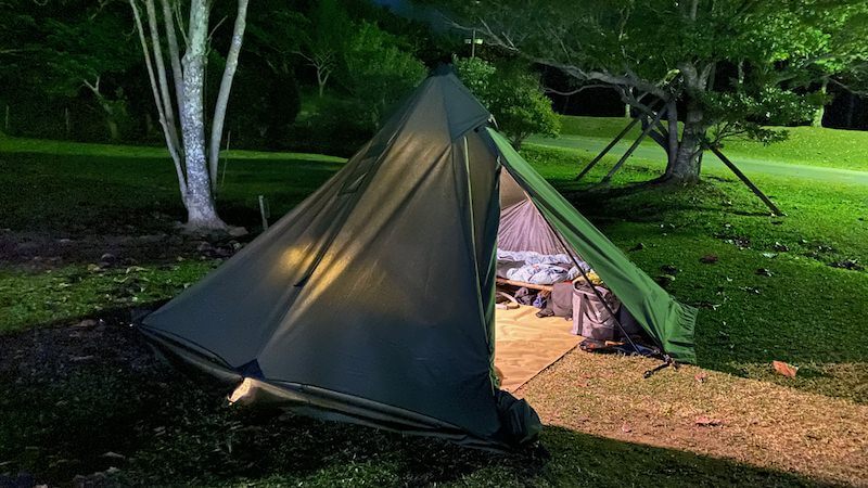 OneTigris CONIFER レビュー｜独特のフォルムをしたソロキャンプ用