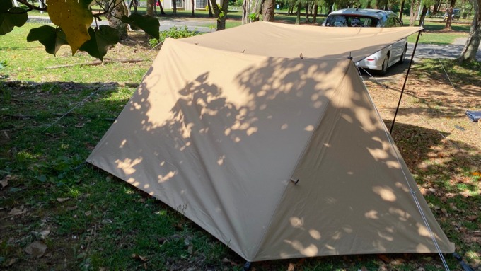 ソロキャンプにおすすめ！バンドックソロベース サンドベージュ