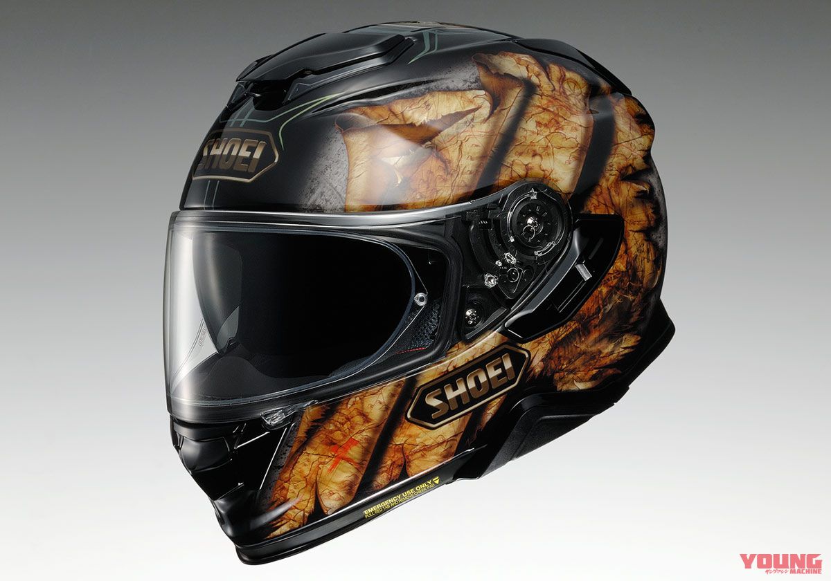 SHOEIフルフェイスヘルメット『GT-AIR II』に攻めのデザイン