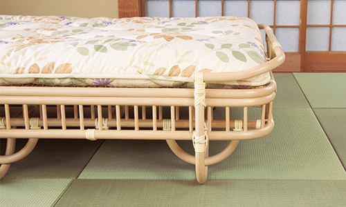 ベッド（シングル） B-1200-S ｜ 籐家具・ラタン家具の製造・販売