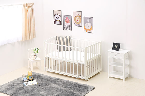 ツーオープンベッド b-side | 国産ベビーベッド製造メーカー ヤマサキ