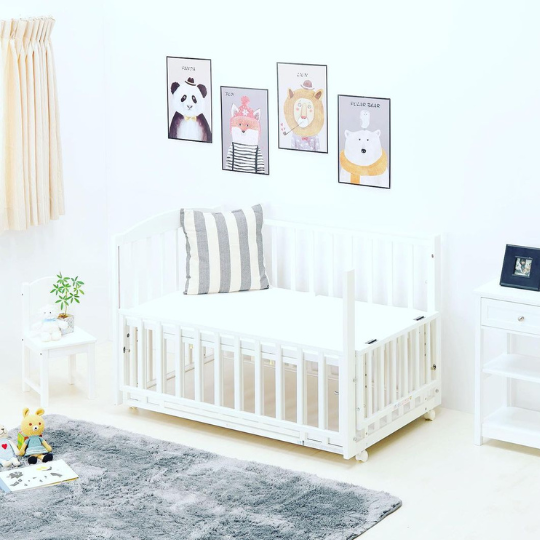 スリーオープンベッド b-sideDX | 国産ベビーベッド製造メーカー ヤマサキ