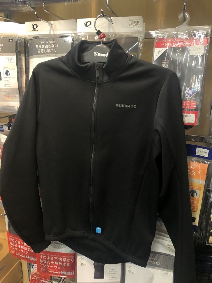 シマノウェア】防寒だけどごわつかない‼やわらかで着心地が良い