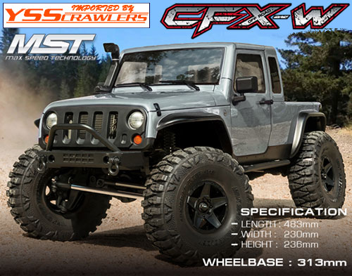 YSS MST CFX-W ジープ JP1 4WD クローラー[シルバー][RTR][予約