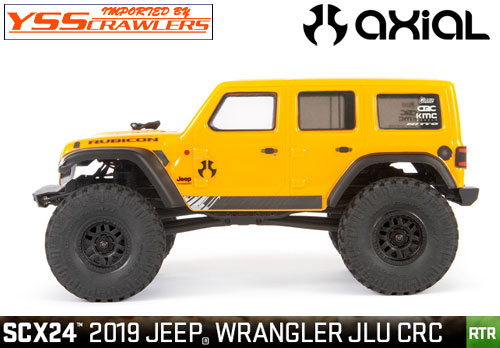 Axial 1/24 ジープラングラー2019 JLU CRC RTR！[イエロー][SCX24][4WD